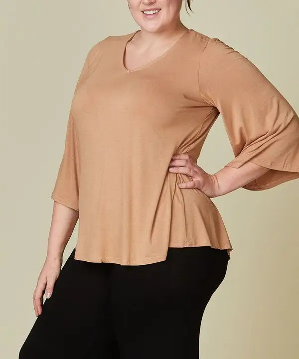 Bamboo Curvy Top