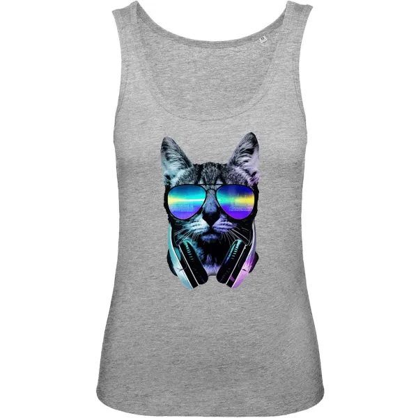 Casual Cat Graphic Tank