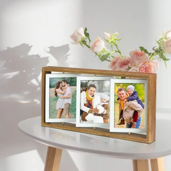 Rustic Wooden Family Frame