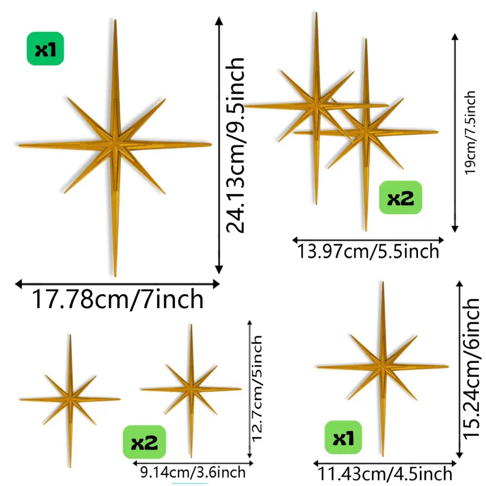 Wooden Starburst Wall Decor