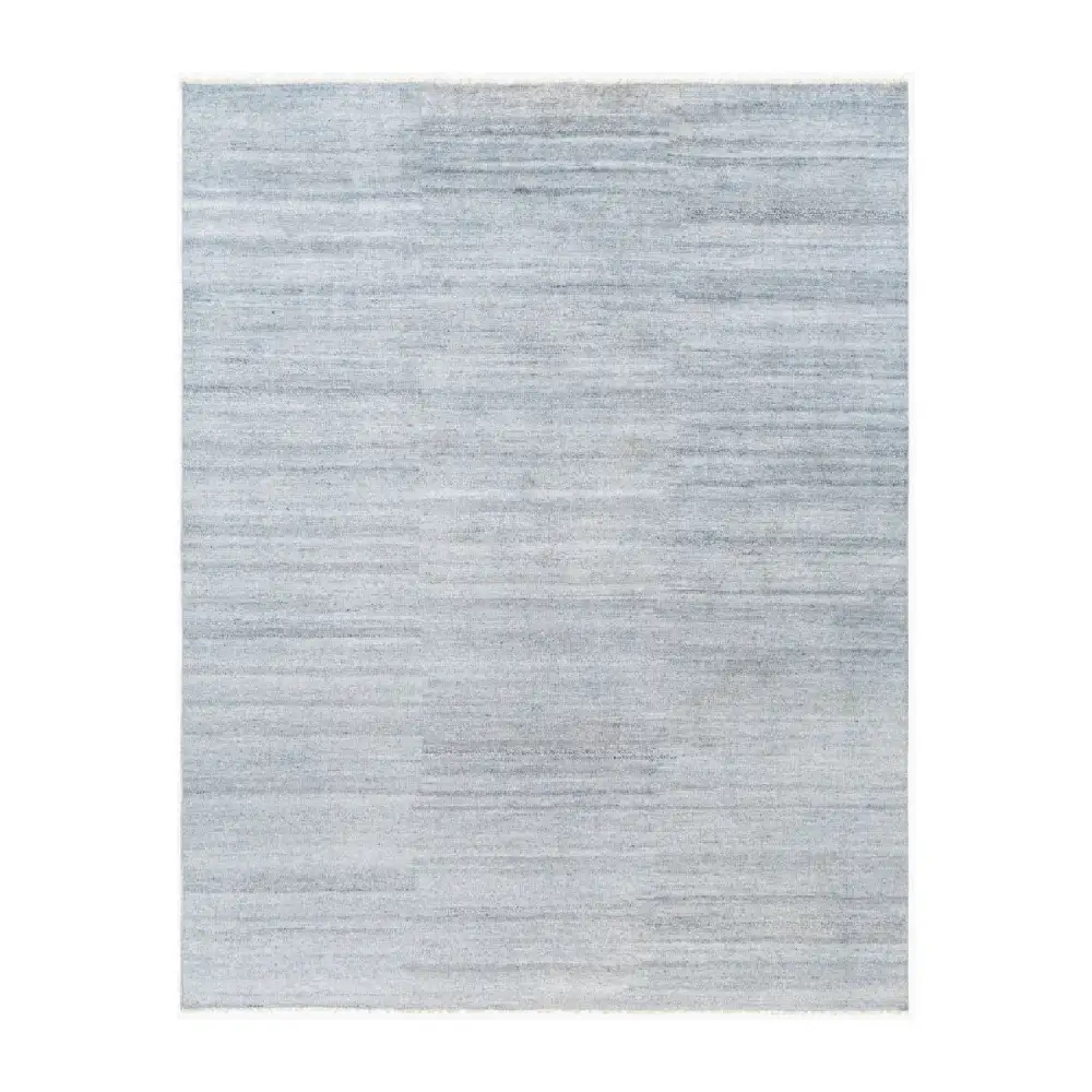 Hand-Knotted Wool Fringed Carpet