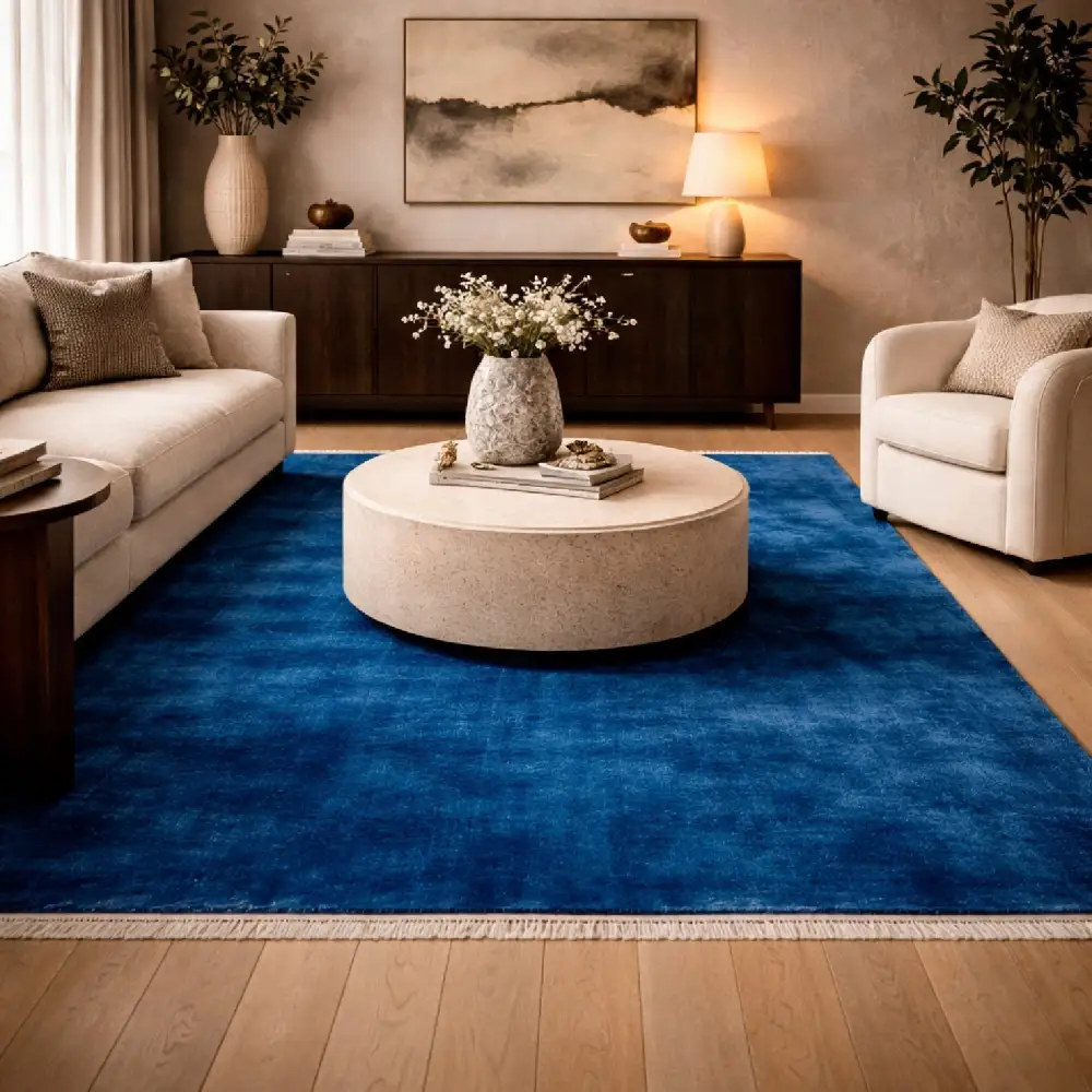 Hand-Loomed Wool Fringe Table Runner