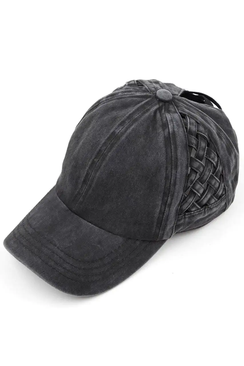 Weavon Basket Criss-cross Ponycap