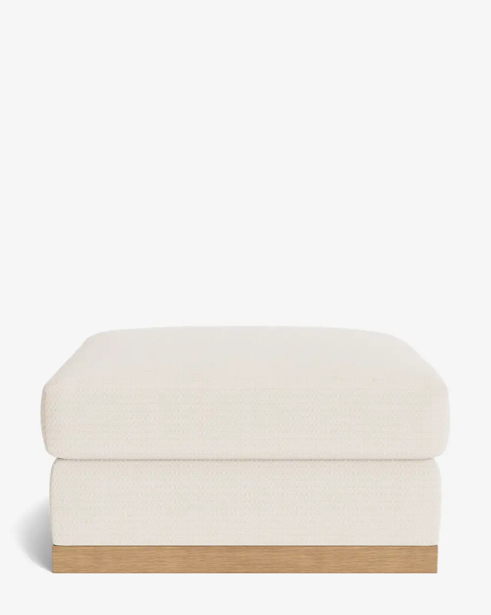 Modular Velvet Ottoman