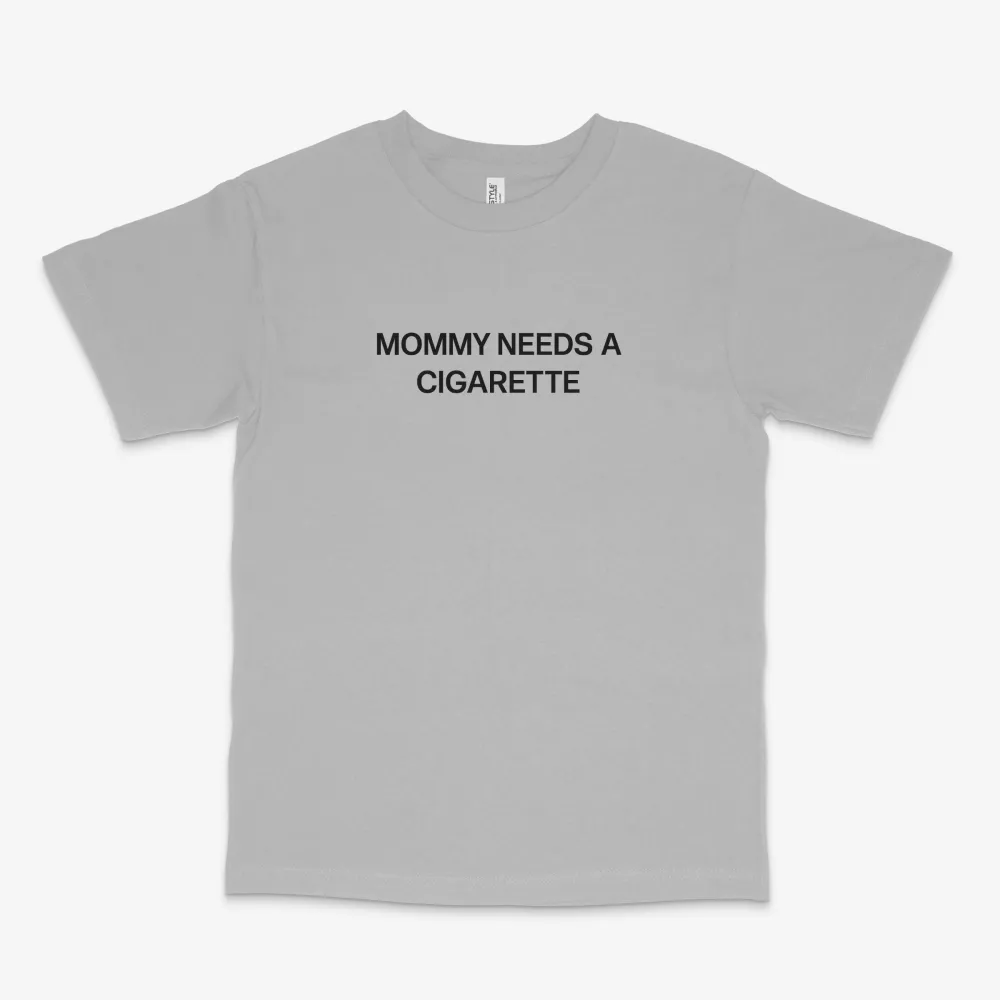 Tired Mom Graphic Cotton Tee