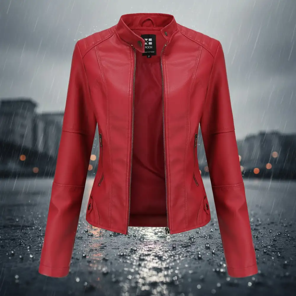 Classic Faux Leather Jacket