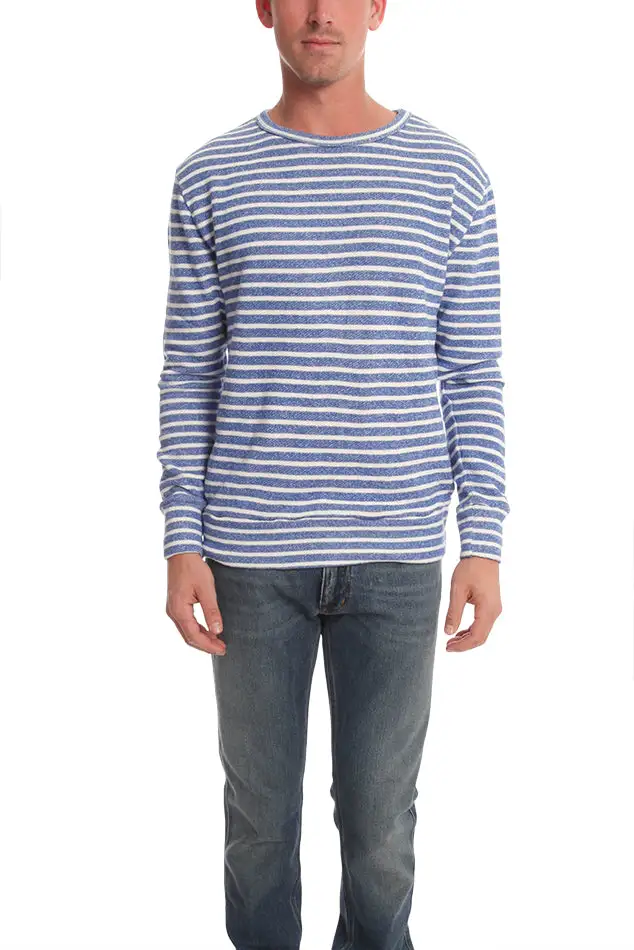 Long Sleeve Crewneck Cotton Sweater