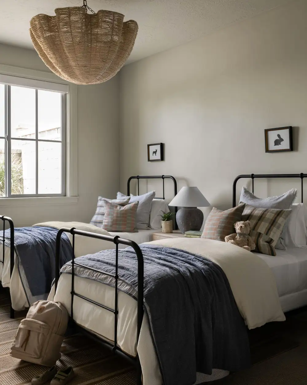 Curved Iron Bed