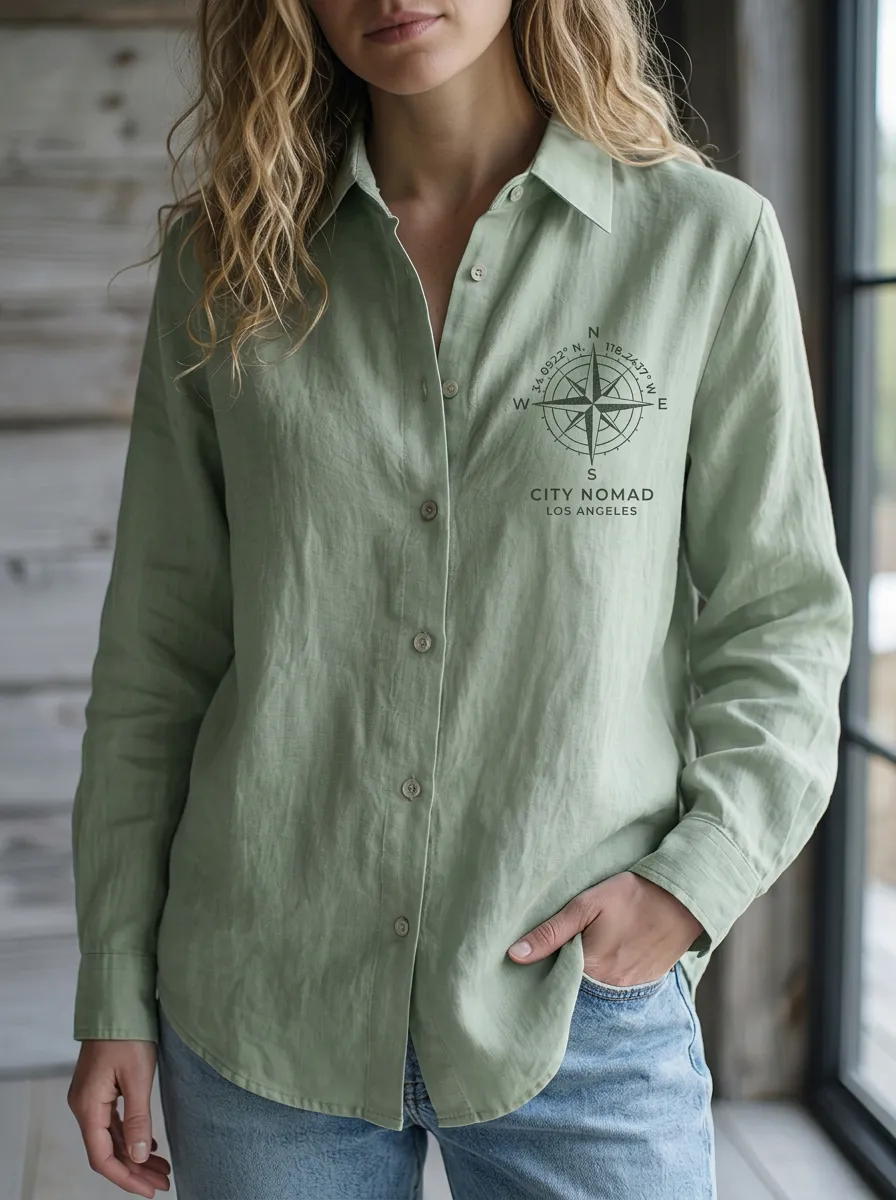Travel Lover Los Casual Shirt