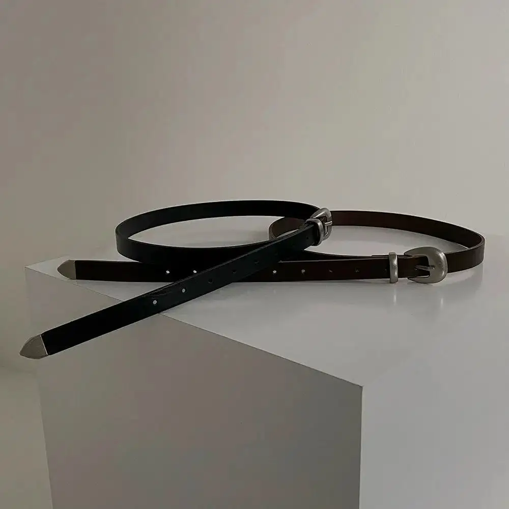 Vintage Matte Buckle Belt