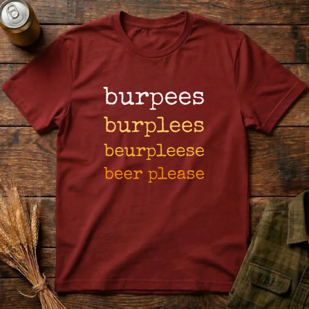 Burpees Graphic Cotton T-Shirt