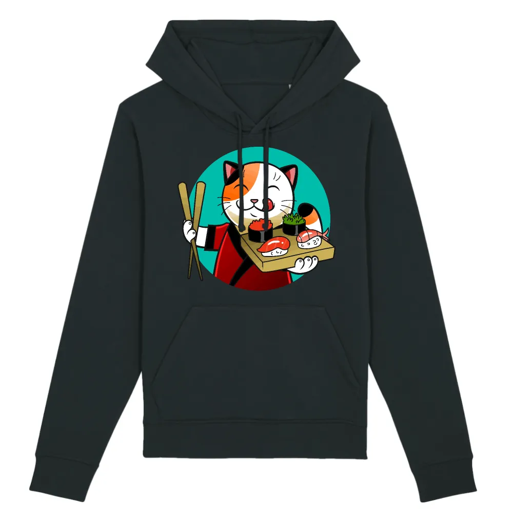 Snack Cat Graphic Pullover Hoodie