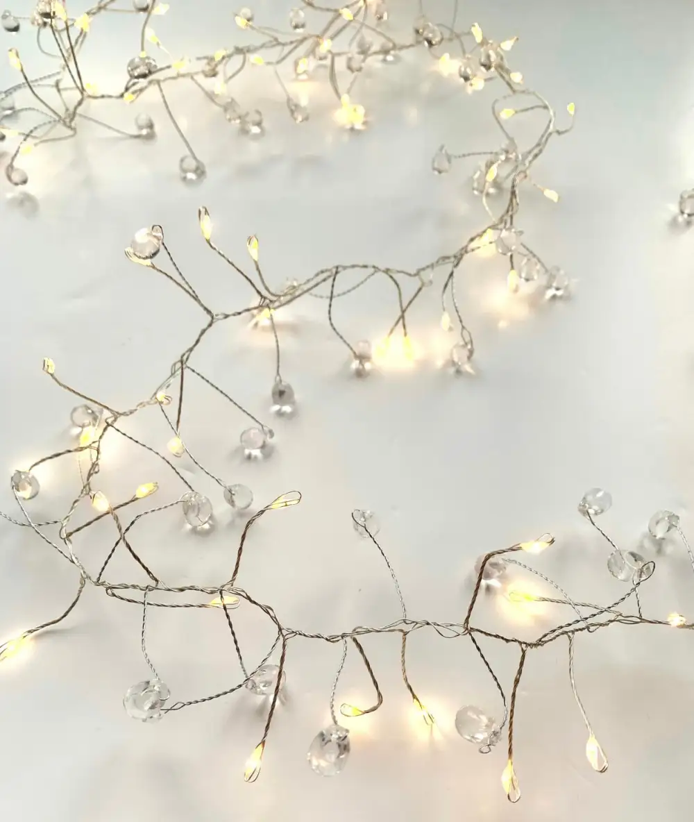 Everyday LED Crystal Cluster String Lights