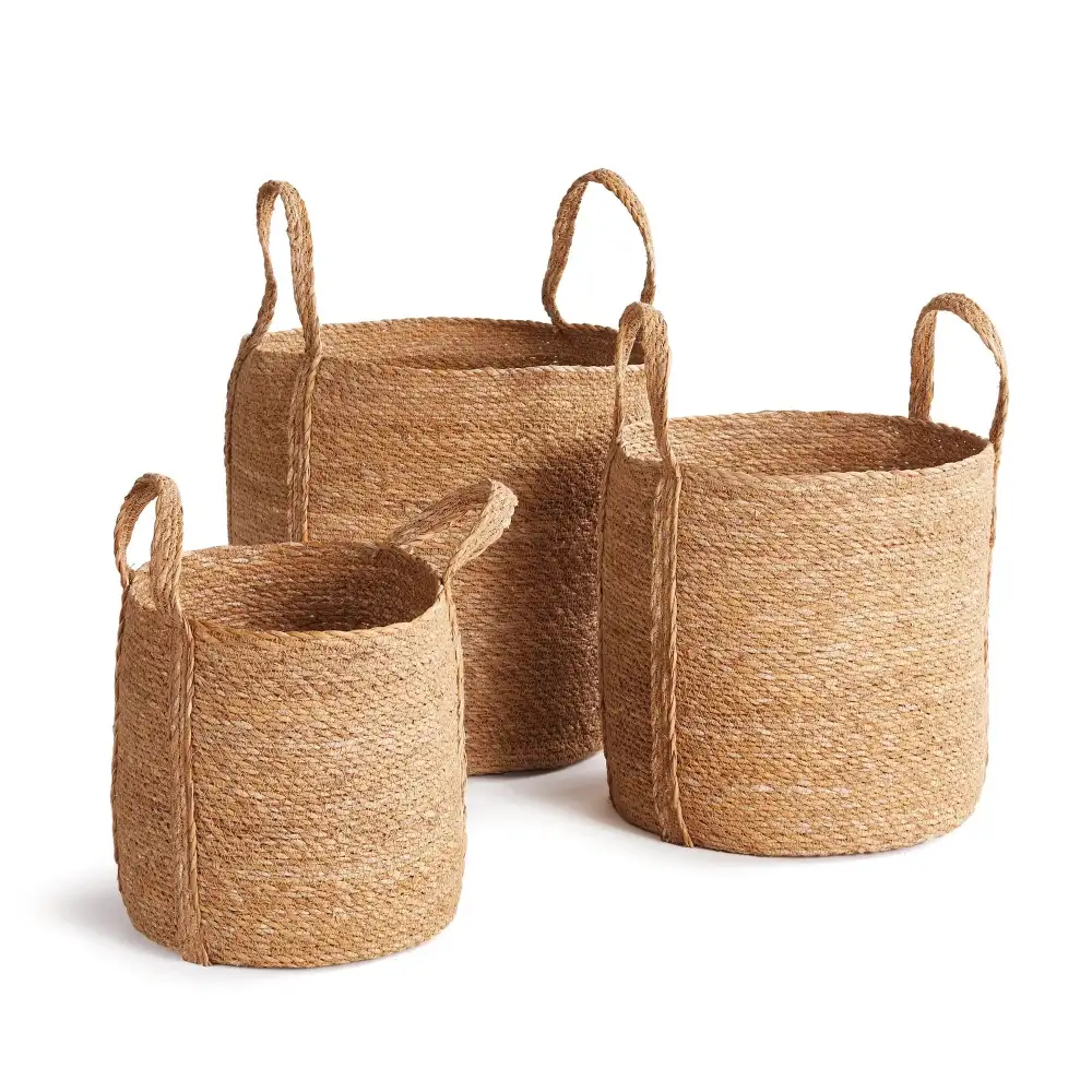 Timeless Seagrass Home Storage Basket