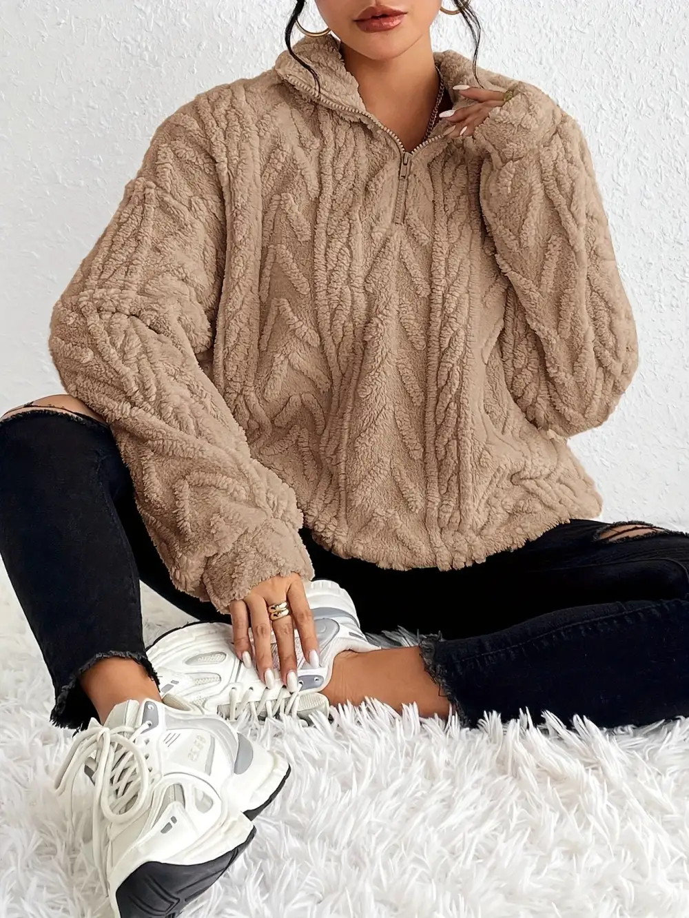 Easy Layer Knit Sweater