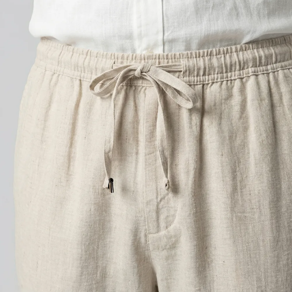 Workday Linen Shorts