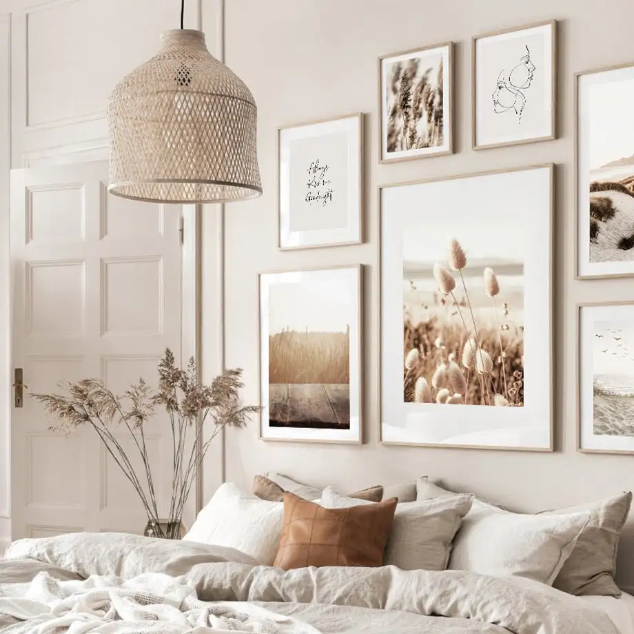 Modern Scandinavian Botanical Decorative Wall Print