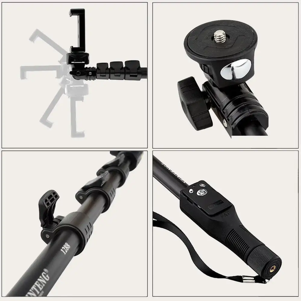 Selfie Monopod with Bluetooth Remote - YT-1288