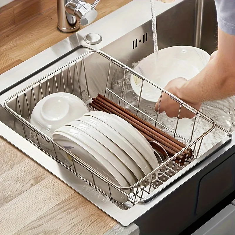 Stainless Steel Sink Dish Rack