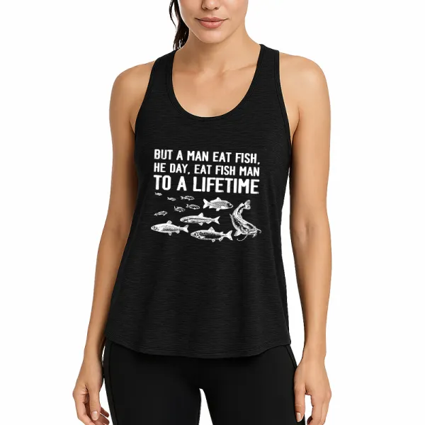 Funny Slogan Athletic Tank