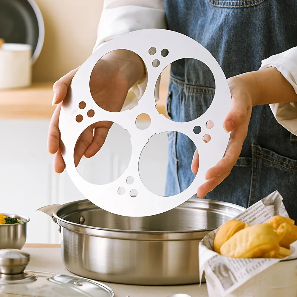Versatile Stainless Steel Meal Warmer with Removable Bowls, Home Kitchen Helper for Multi-Dish Serving