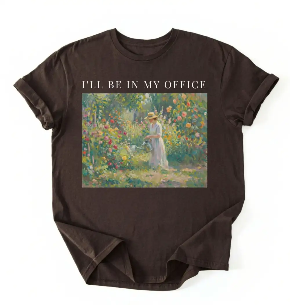 Plant Theme Casual Graphic Cotton Tee