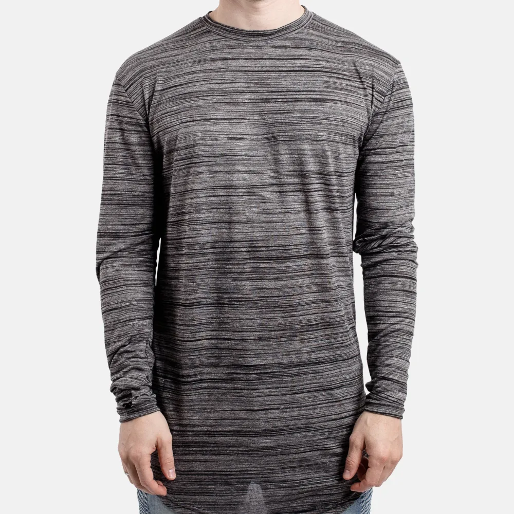 Easy Fit Round Neck Longline Tee