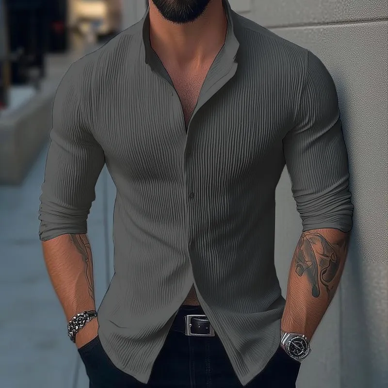 Band Collar Shirt