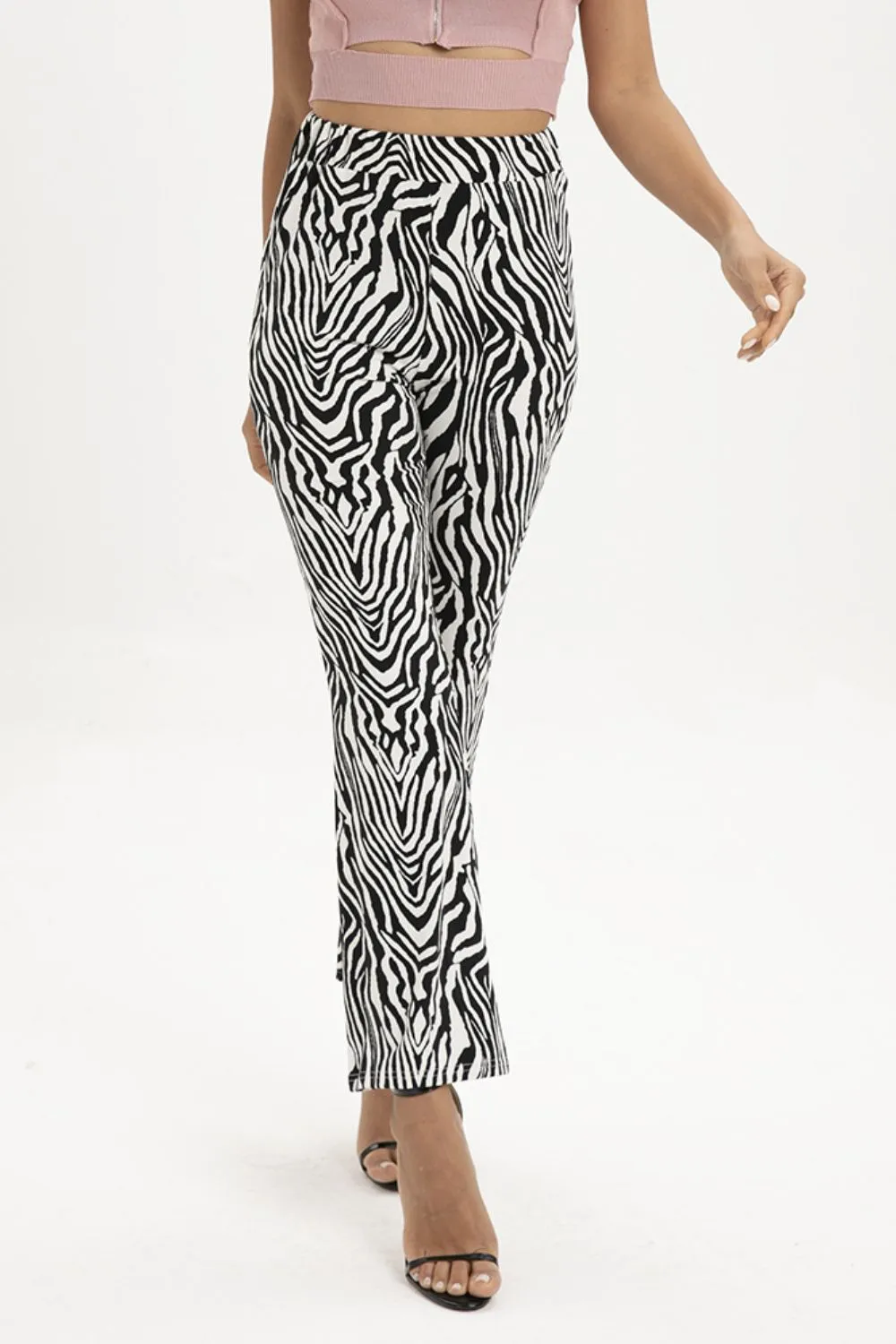Straight Leg High Waist Pants