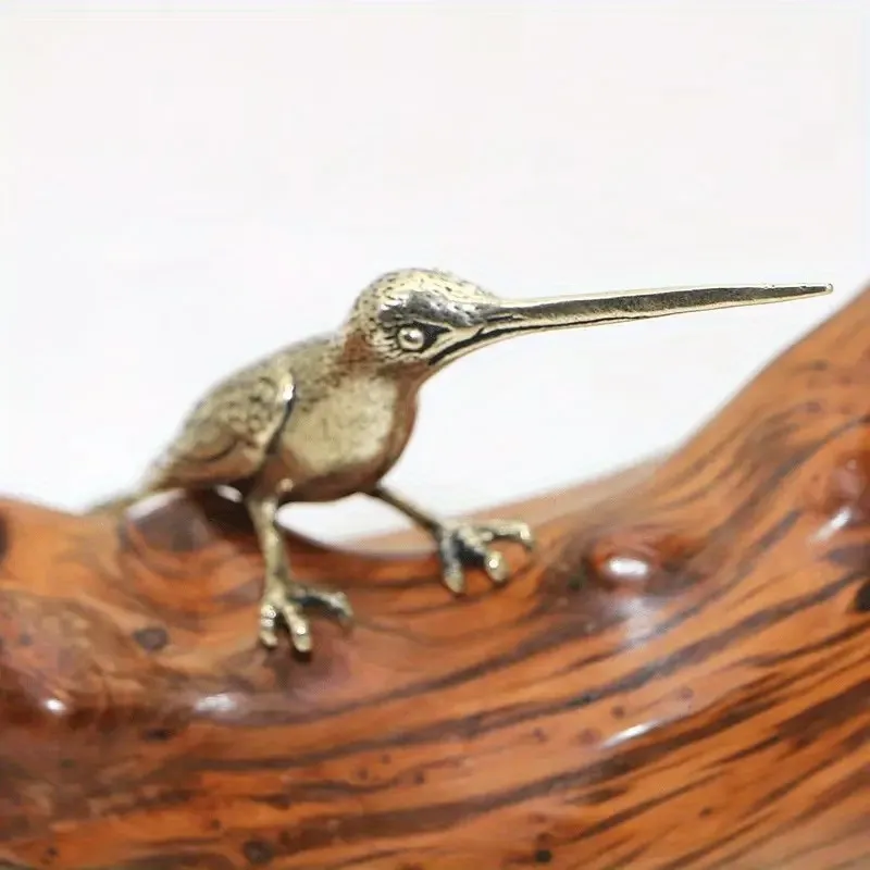 Metal Bird Figurine Ornament