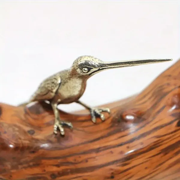 Metal Bird Figurine Ornament