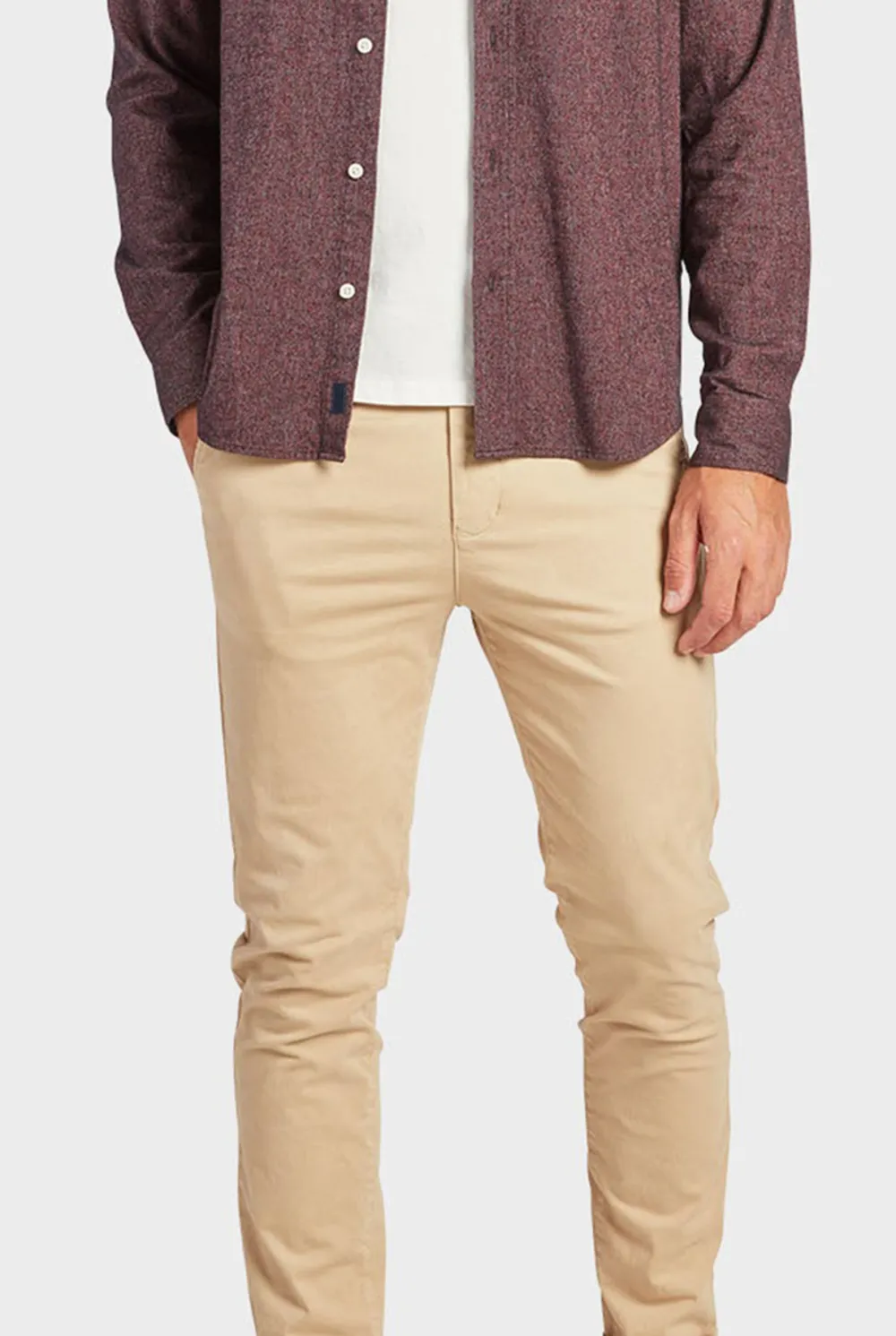 Classic Straight Leg Cotton Chino Pants