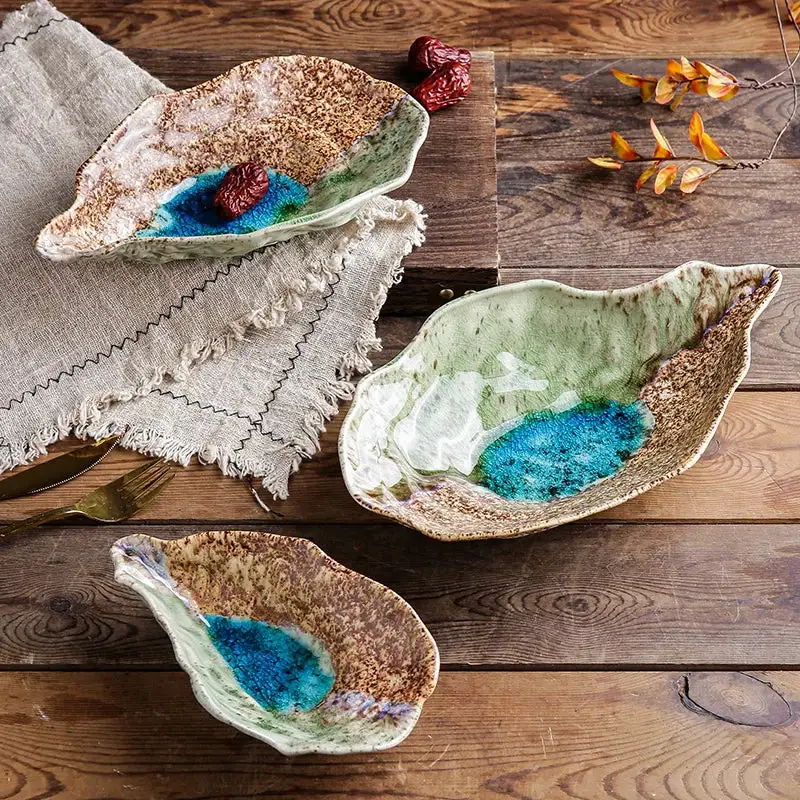 Pearl-glazed Ceramic Dishes