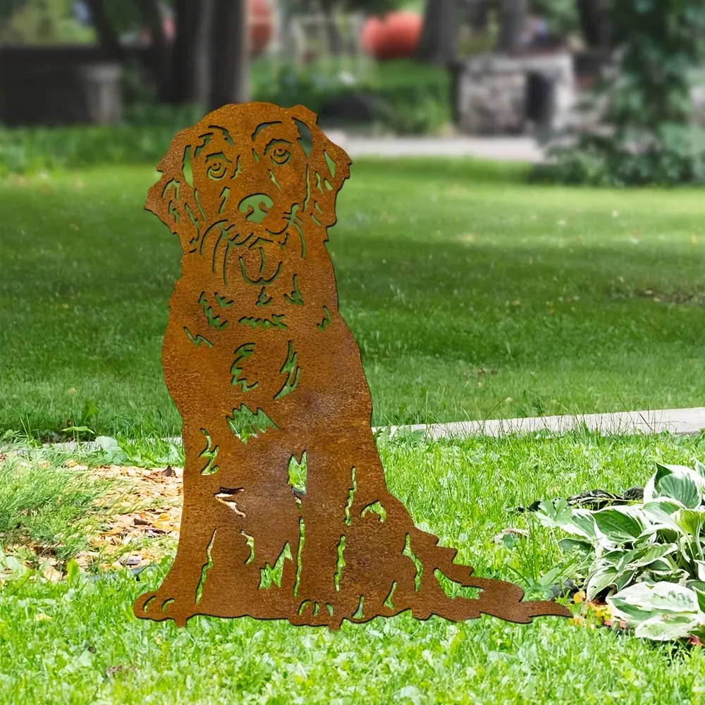 Dog Silhouette Garden Stake