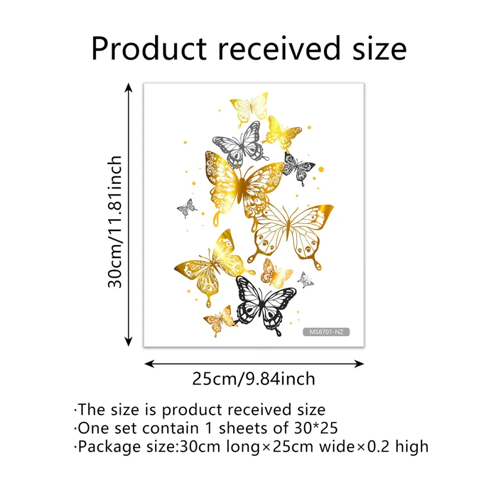 Luxury Butterfly Wall Stickers