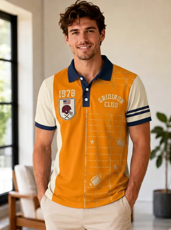 Men's Gridiron Field Polo Shirt