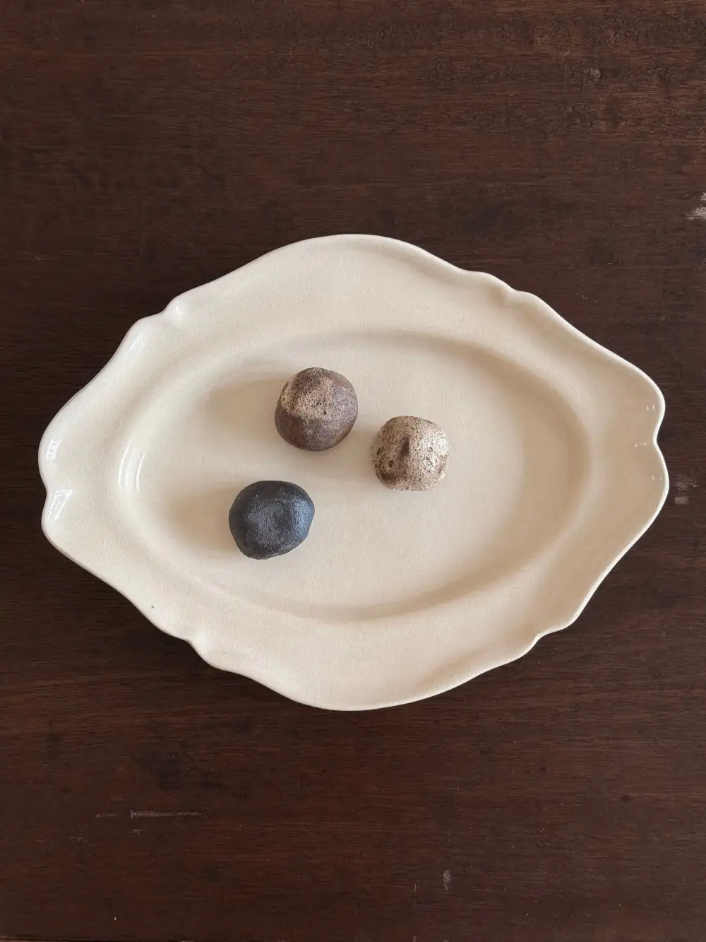 Kannyu Glaze Oval Plate