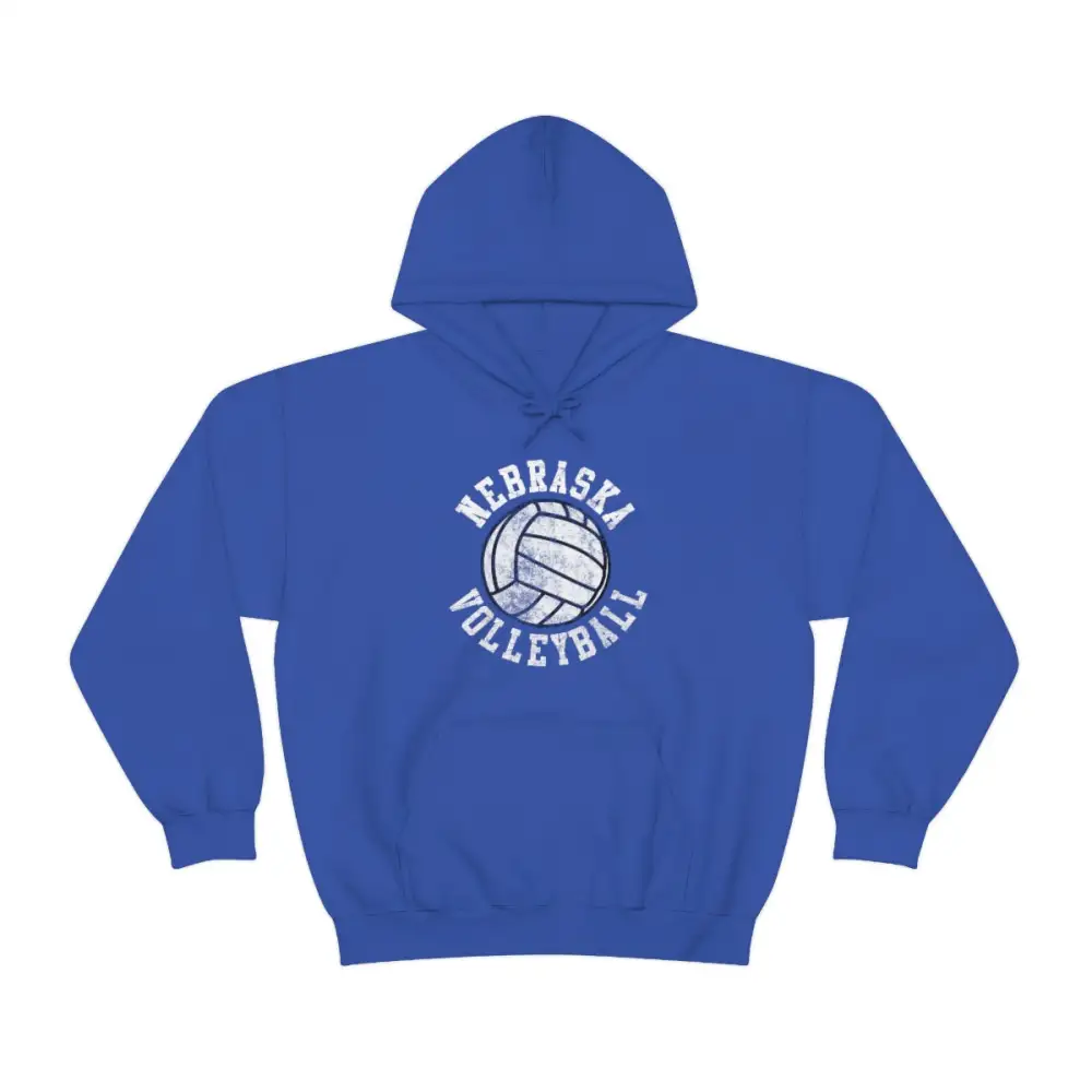 Vintage Volleyball Graphic Pullover Hoodie