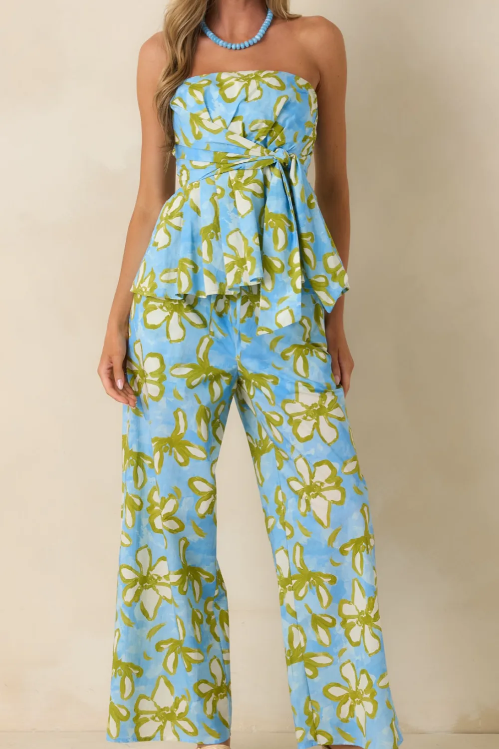 Floral Peplum Casual Top