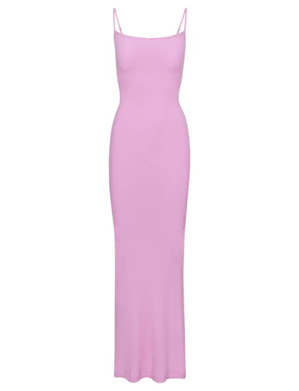 Romantic Spaghetti Strap Long Dress