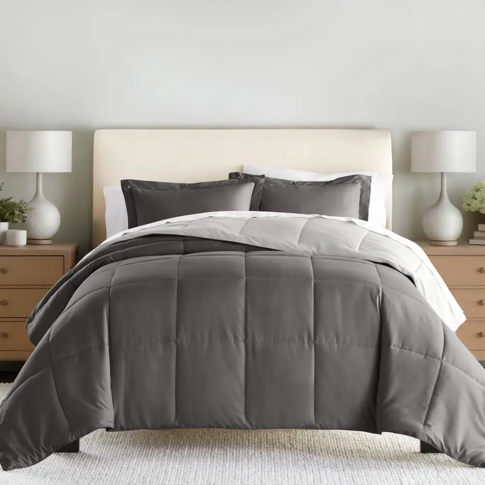 Reversible Down Alternative Comforter Set
