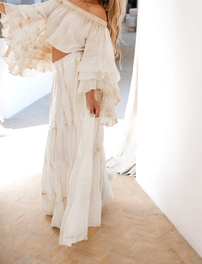Ruffle Fringe Skirt