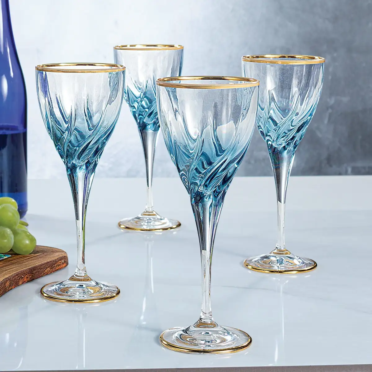 Patterned Decorative Wine Glass
