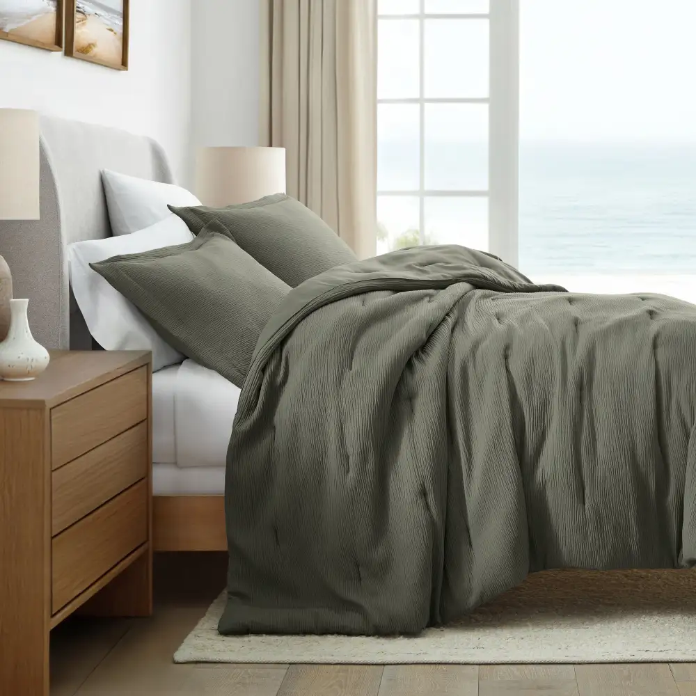 Cloud Weave Textured Down Alternative Comforter Set