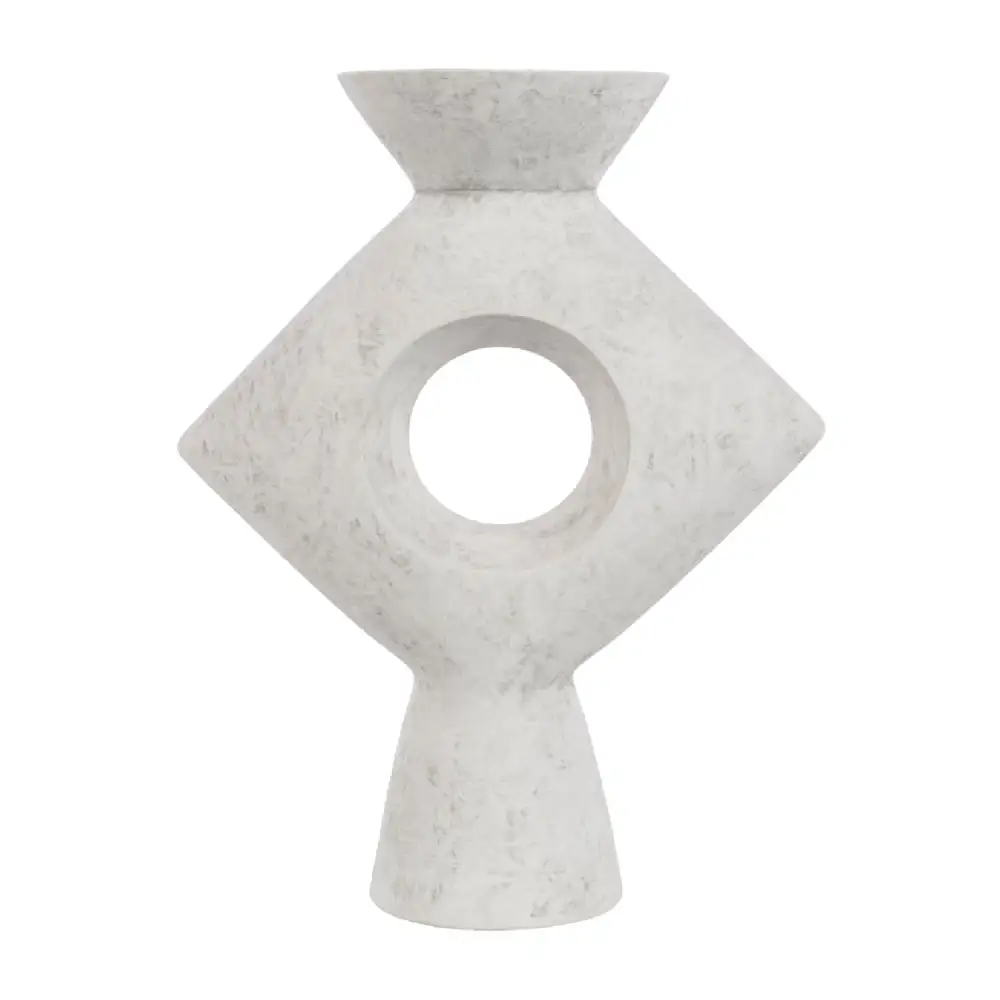 Geometric Ceramic Vase