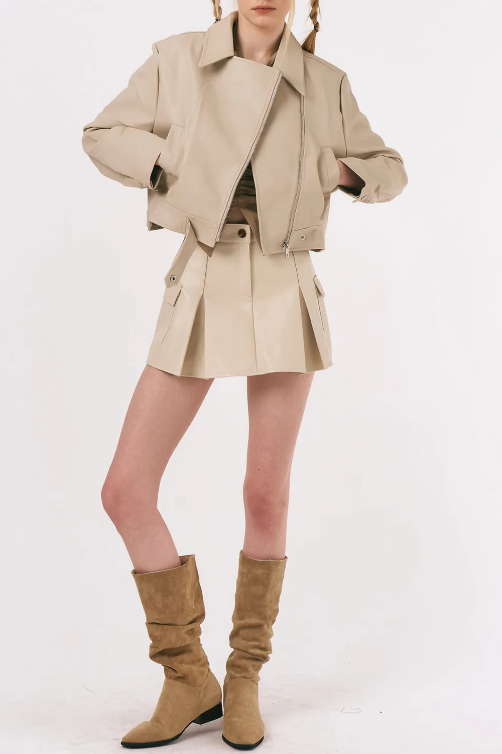 Pleather Rider Jacket