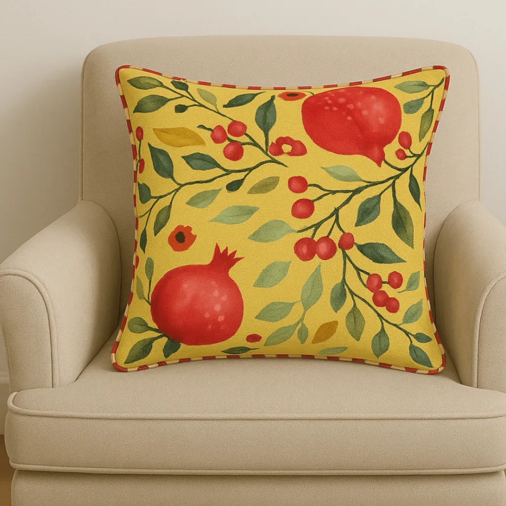 Cotton Square Decorative Cushion Cover