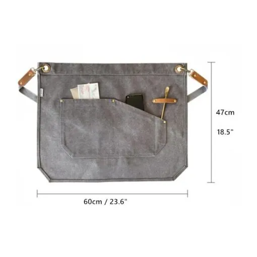 Waist Canvas Kitchen Work Apron