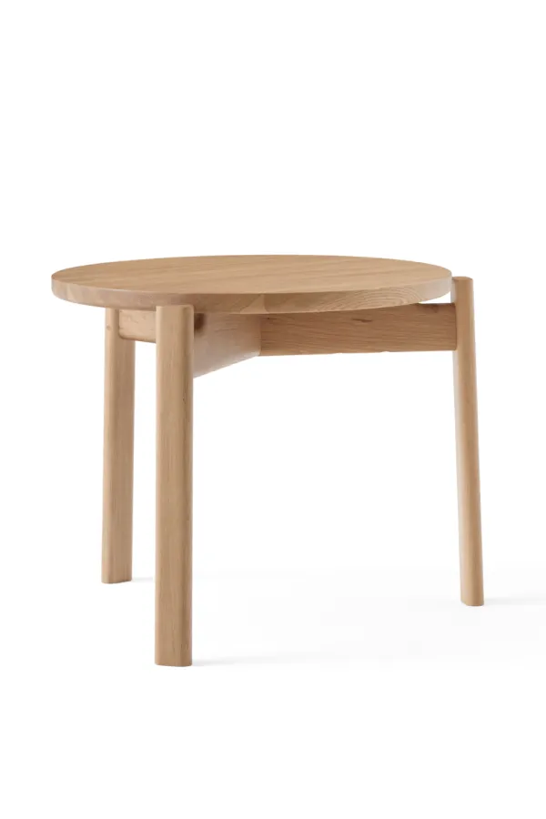 Round Wooden Lounge Table