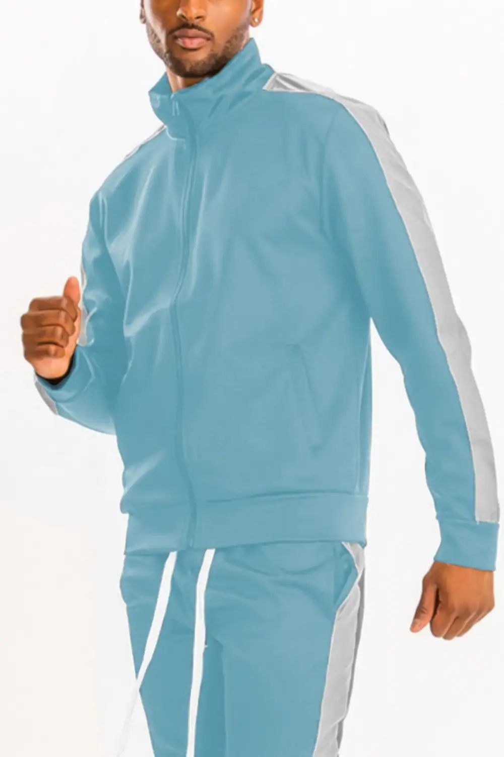 Single Stripe Track Jacket Athletic Style